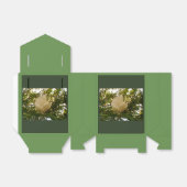 White Rose Ribbon Gift Bedankdoosjes (Uitgevouwen)