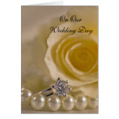 White Rose, Ring and Pearls Our Wedday (Voorkant)