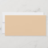 White Rose, Ring and Pearls Wedding Save the Date (Achterkant)