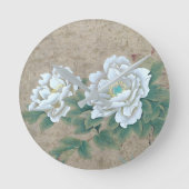 White Rose Ronde Klok (Voorkant)