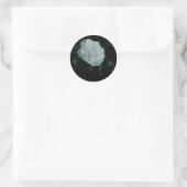 White Rose Ronde Sticker (Tas)