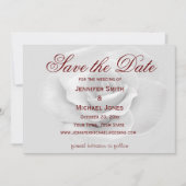 White Rose Save the Date (Voorkant)