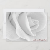 White Rose Save the Date (Achterkant)