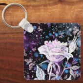 White Rose Sleutelhanger (Voorkant)