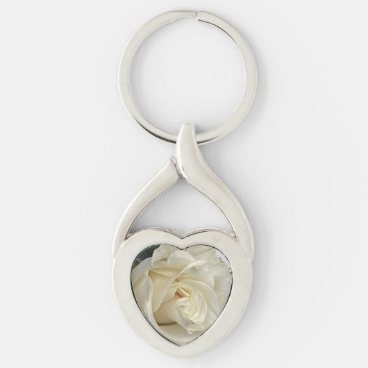 White Rose Sleutelhanger (Voorkant)