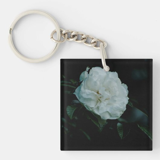 White Rose Sleutelhanger (Voorkant)