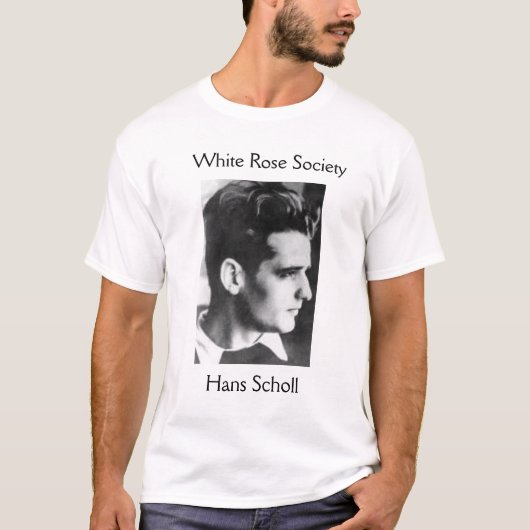 White Rose Society, Hans Scholl T-shirt (Voorkant)