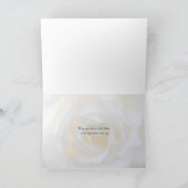 White rose soft focus kaart (Binnen)