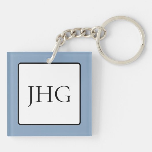 White Rose Stained Glass Sleutelhanger (Achterkant)