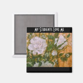 White Rose Student Liefde Magneet (Voorkant / Achterkant)