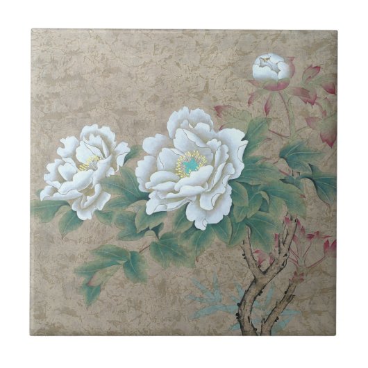 White Rose Tegeltje (Voorkant)