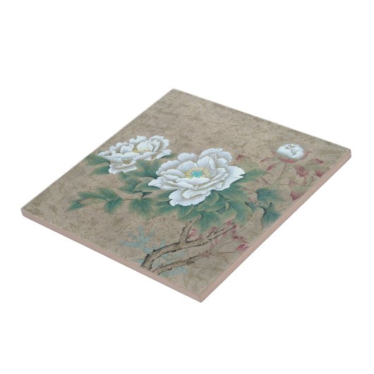 White Rose Tegeltje (Zijkant)