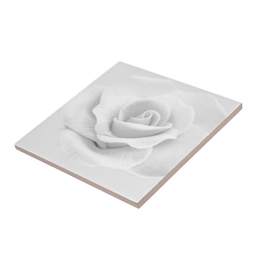 White Rose Tegeltje (Zijkant)