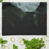 White Rose Theedoek (Gevouwen)