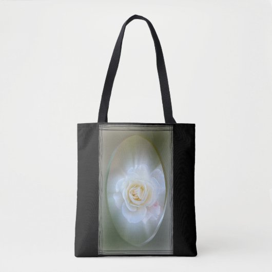 White Rose Tote Bag (Voorkant)