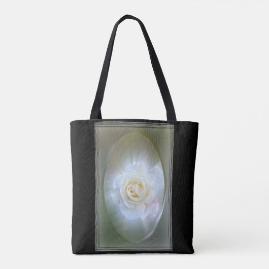 White Rose Tote Bag (Achterkant)