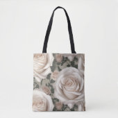  White Rose Tote Bag (Voorkant)