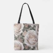 White Rose Tote Bag (Achterkant)