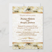 White Rose - Uitnodiging voor bruiloft (Voorkant)