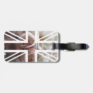 White Rose Union Jack British (UK) vlag Bagagelabel