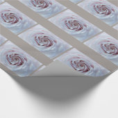 White Rose Valentijnsdag Wrapping Paper Cadeaupapier (Hoek)