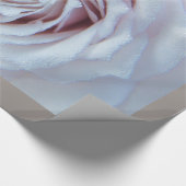 White Rose Valentijnsdag Wrapping Paper Cadeaupapier (Hoek)