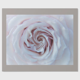 White Rose Valentijnsdag Wrapping Paper Cadeaupapier