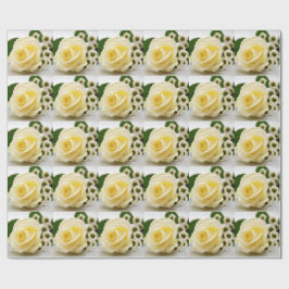 White Rose Valentijnsdag Wrapping Paper Cadeaupapier