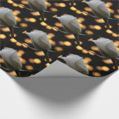 White Rose Valentijnsdag Wrapping Paper Cadeaupapier (Hoek)