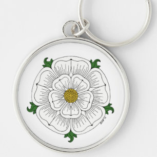 White Rose van York Sleutelhanger