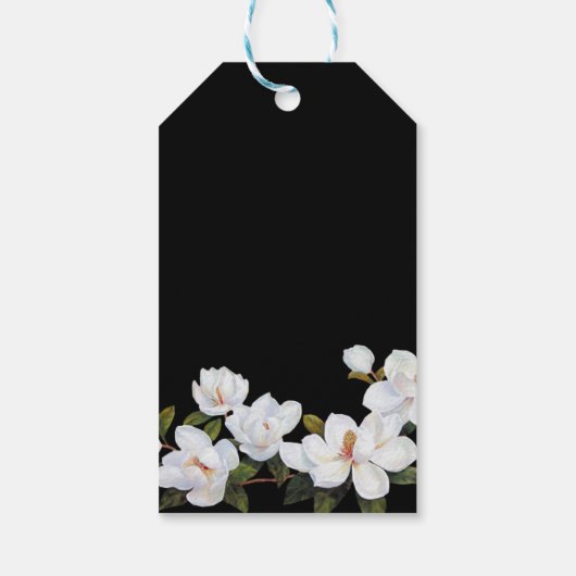  White Rose Vrijgezellenfeest Cadeaulabel (Achterkant)