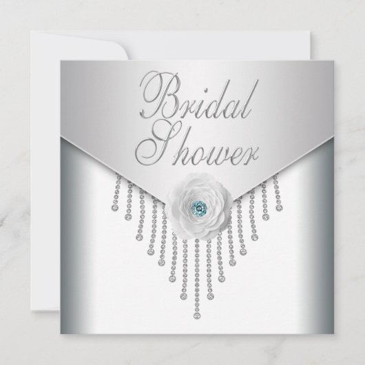 White Rose Vrijgezellenfeest Kaart (Voorkant)