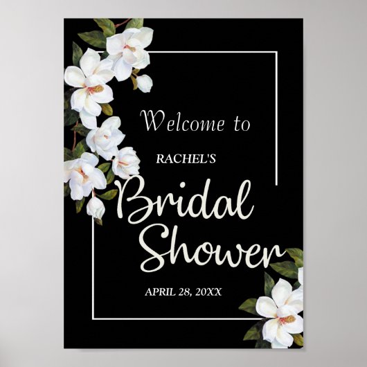 White Rose Vrijgezellenfeest Poster (Voorkant)