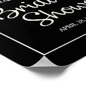 White Rose Vrijgezellenfeest Poster (Hoek)