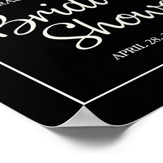  White Rose Vrijgezellenfeest Poster (Hoek)