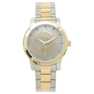 White Rose Watch Romantic Roos Polt Wrist Watts Horloge