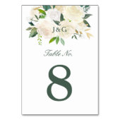 White Rose Waterverf | Kaart (Achterkant)