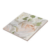 WHITE ROSE WATERVERF TEGELTJE (Zijkant)