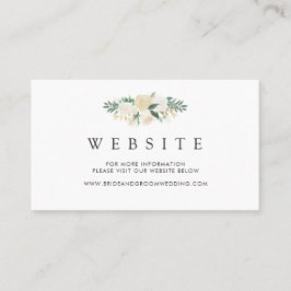 White Rose Waterverf | Website Visitekaartje