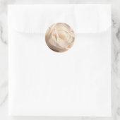 White Rose Wedding Invite Envelope Seal Sticker (Tas)