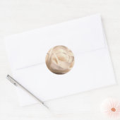 White Rose Wedding Invite Envelope Seal Sticker (Envelop)