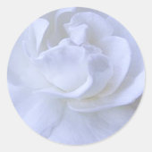 White Rose Wedding Sticker (Voorkant)