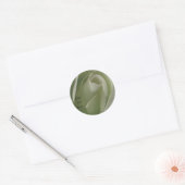 White Rose Wedding Stickers/Round Labels (Envelop)