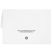 White Rose, wees alsjeblieft onze Bloemenmeisje (Achterkant Horizontaal)