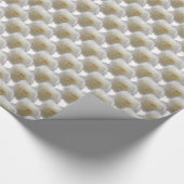 White Rose Wrapping Paper Romantic Roos Paper Cadeaupapier (Hoek)
