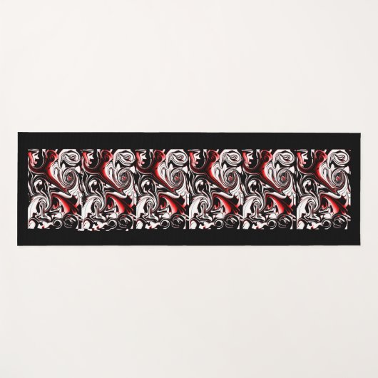 White Rose Yogamat (Voorkant (horizontaal))