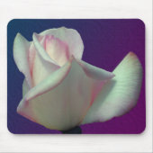 White Rosebud Flower Muismat (Voorkant)