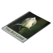 White Rosebud Notitieboek (Linkerzijde)