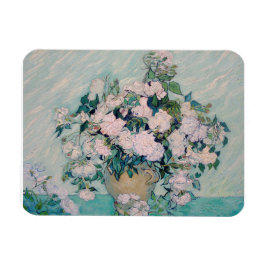 White Roses-1890-Vincent van Gogh Magneet