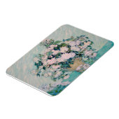 White Roses-1890-Vincent van Gogh Magneet (Linkerzijde)